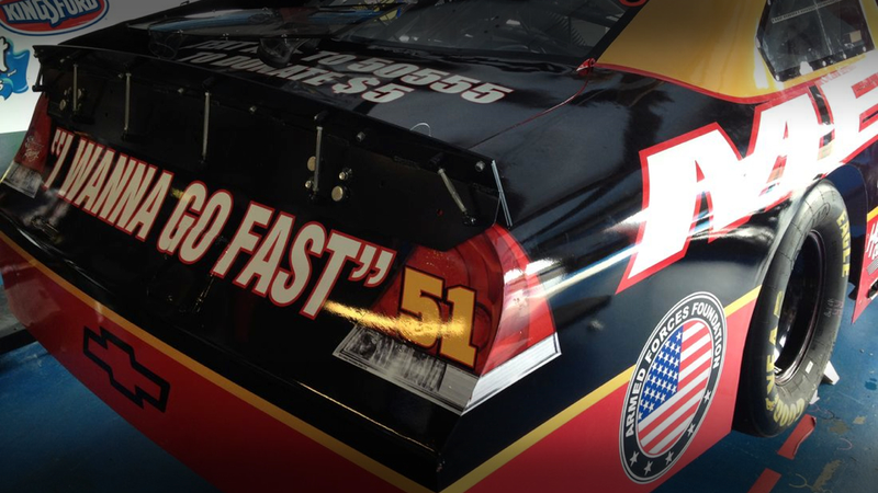 Illustration for article titled How Kurt Busch Got The OK To Drive His Own 'Talladega Nights' Car In A Real NASCAR Race